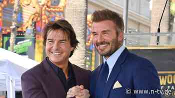 Ohne Brooklyn, mit Tom Cruise: David Beckham enthüllt Hollywoodstern