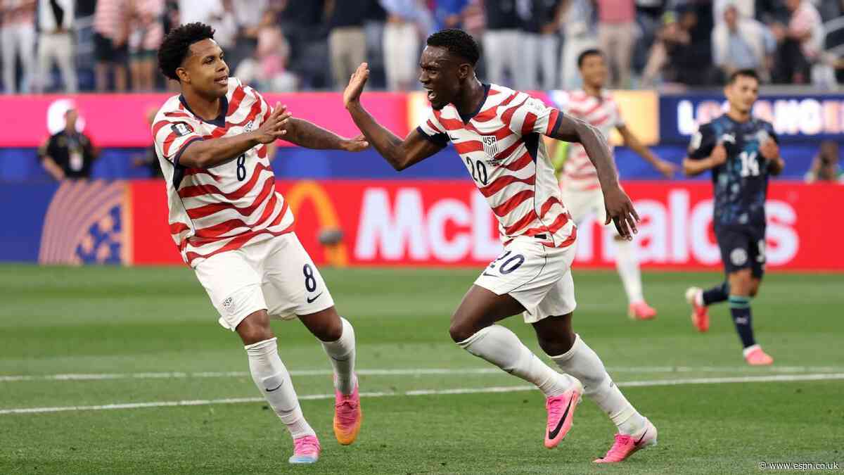 World Cup 2026 LIVE:  Balogun doubles USMNT lead a...