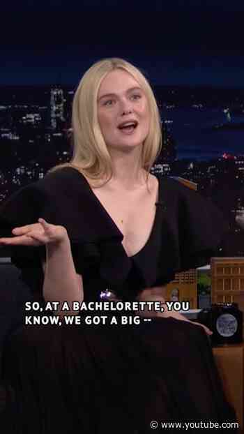 #ElleFanning and #MichellePfeiffer got pulled over in Vegas 😭 #FallonTonight