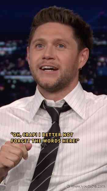 #NiallHoran had to sing parts of #OneDirection’s “Steal My Girl” he’d never sung before 😂