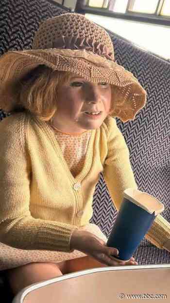 How did a museum mannequin end up on a train drinking cider?