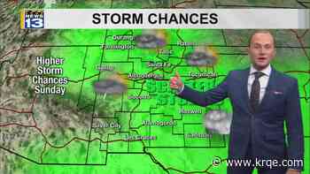 Rain and thunderstorm chances increase through the weekend