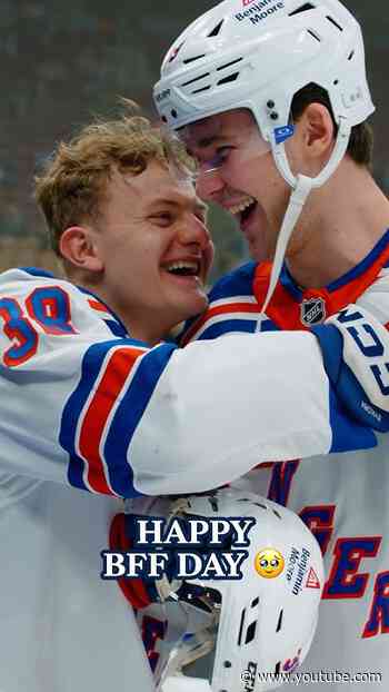 Happy best friends day from the best of friends 🫶 #nyr #hockey #bestfriend