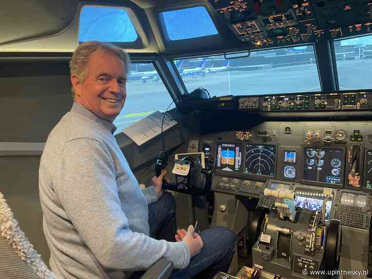 Geen beroepspiloot, toch vele uren in de cockpit van een Boeing 737