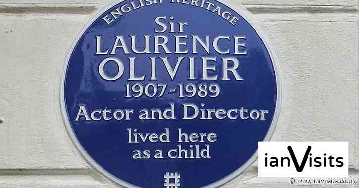 London unveils a blue plaque for Sir Laurence Olivier
