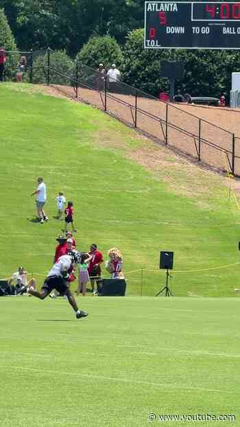 Tua Tagovailoa with the deep ball to Zachariah Branch 😮‍💨 #nfl #atlantafalcons #highlights