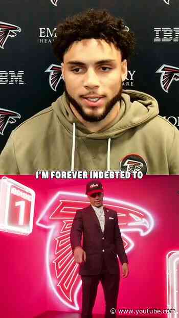 "I'm forever indebted to Atlanta soil" - Drake London  #football #nfl
