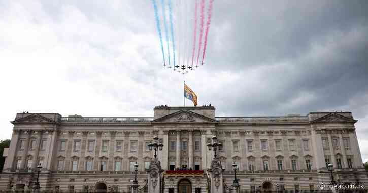 Where the Red Arrows will fly for Trooping the Colour flypast