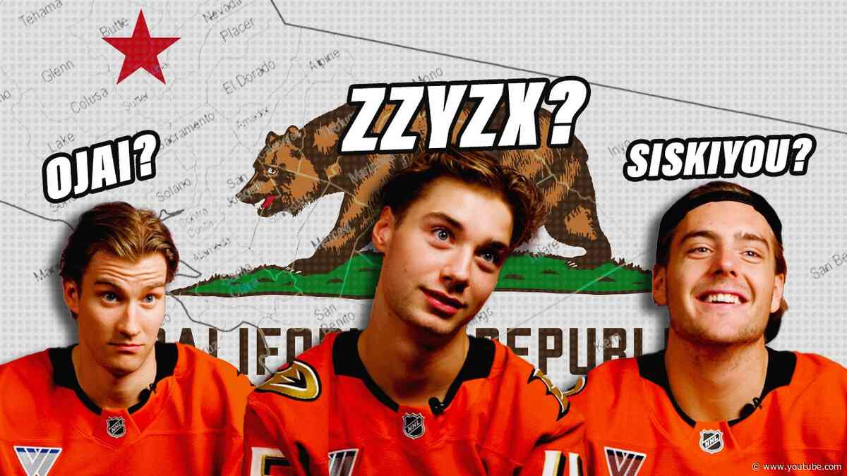 NHL Players Try to Pronounce California Locations