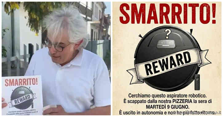 Robot aspirapolvere fugge dalla pizzeria, l’appello del proprietario: “Sentivo il suo rumore mentre lavorava, poi il silenzio. A chi ce lo riporta offriamo una pizza”
