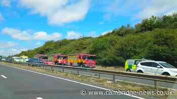 'Severe delays' on M11 after two crashes as traffic held