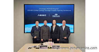 AESC and Prevalon Energy Sign 10+ GWh Strategic Supply Agreement to Support Global Energy Storage Growth