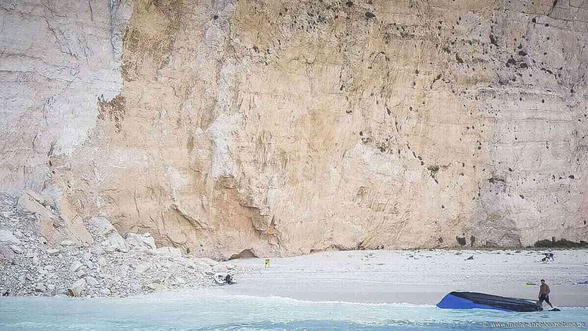 Weltbekannter Griechenland-Strand abgesperrt: Es besteht Lebensgefahr für Urlauber