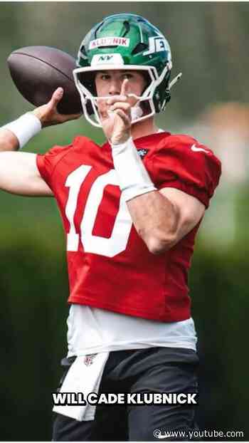Wlll Cade Klubnik Start MORE Than 10 Games For #Jets In Career? #shorts #NFL (BADLANDS)
