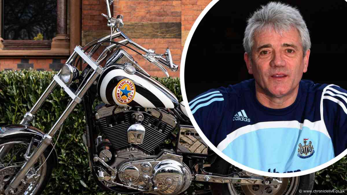Kevin Keegan's Newcastle United Harley-Davidson to be auctioned for Cancer Research UK