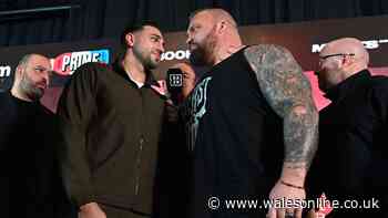 Boxing tonight: Tommy Fury v Eddie Hall start time, TV channel and full undercard
