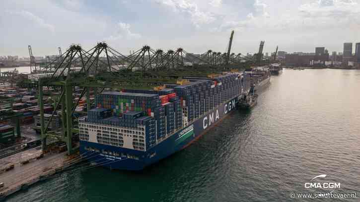 CMA CGM zet grootste Franse containerschip in op Azië-Europa-route
