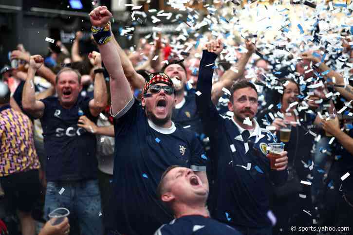 Tartan Army and celebrities start party ahead of Scotland’s first World Cup match in 28 years