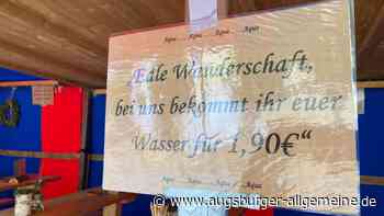 Wasser und Bier am Schloßfest: Warum Besucher auf günstigere Getränke hoffen dürfen
