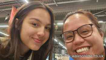 Olivia Rodrigo had the best day walking around Welsh town eating sausage rolls and drinking wine