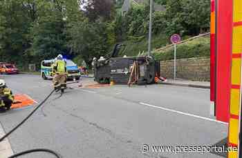 FW Mettmann: Schwerer Verkehrsunfall auf der Talstraße / K37
