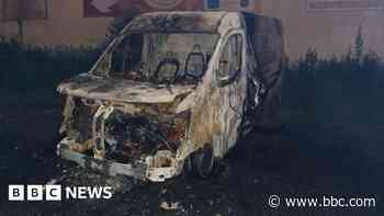 Two local business vans destroyed in Newry arson