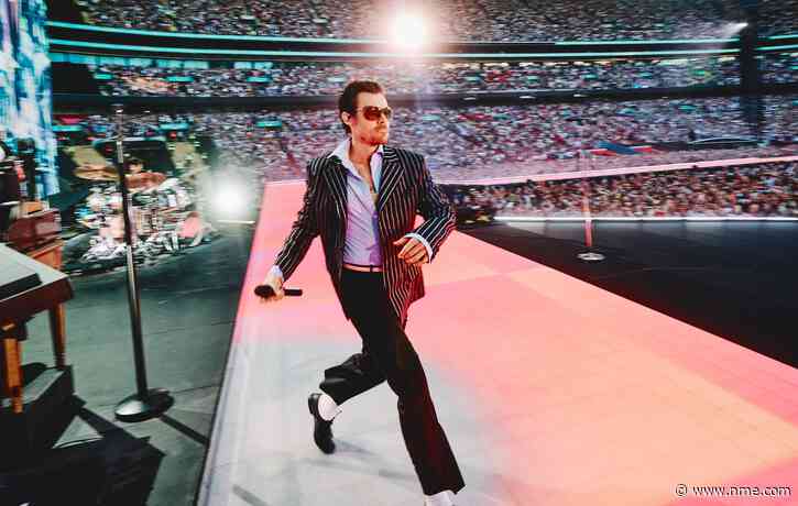 Harry Styles pays tribute to David Hockney and reflects on One Direction days as he kicks off record-breaking Wembley run