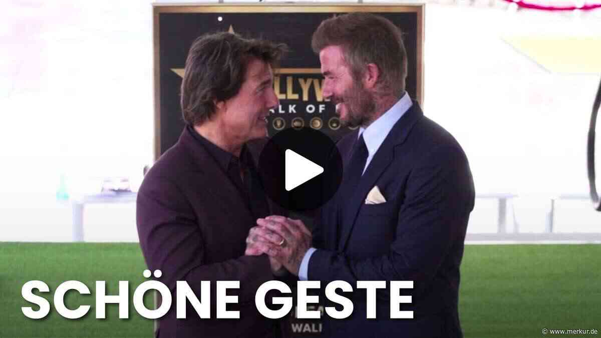 Walk of Fame: Tom Cruise ehrt David Beckham – doch wichtiges Familienmitglied fehlt