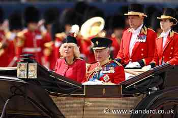 King Charles and Queen Camilla booed by anti-monarchy protesters during Trooping the Colour