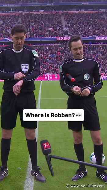 May happen the first time, Arjen 😄😜