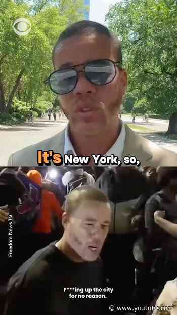 Good Samaritan who stood up to rowdy NYC crowd after Knicks game says he'd do it again #shorts