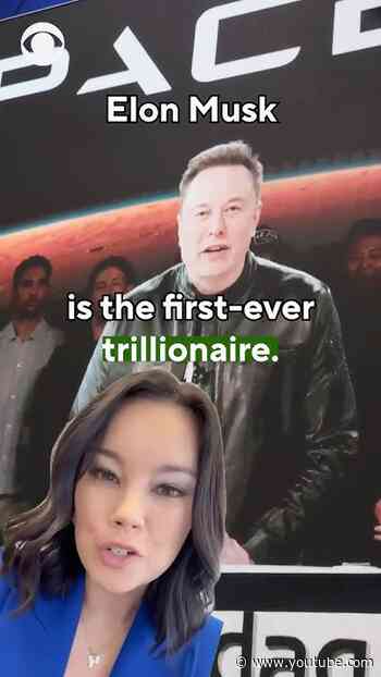 Elon Musk becomes the world's first trillionaire with SpaceX's IPO #shorts