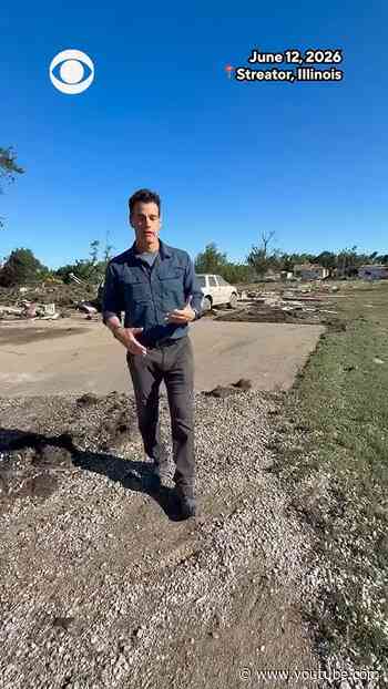 This is what the town of Streator, Illinois, looks like 1 day after a tornado came through #shorts