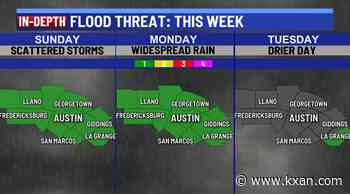 Hot and humid today, flood threat increases late weekend