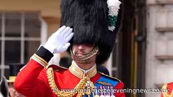Prince William rides front and centre at Trooping the Colour in 'clear message' to absent brother