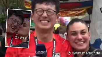 Sportjournalist wird nach Kuss Social-Media-Star – der WM-Netzfund des Tages