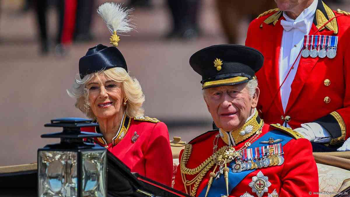 Geburtstagsparade "Trooping the Colour" für König Charles III.