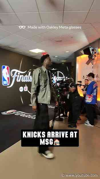 Knicks have arrived for Game 4‼️ #nba #nyknicks #nbafinals