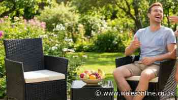'Easy to put together' rattan garden set is down from £170 to £55