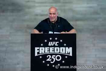 Time to rage in the cage at the White House. UFC the main event at Trump's 80th birthday bash
