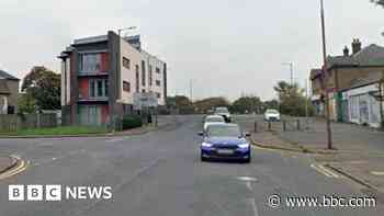 Teenagers taken to hospital after car hits building