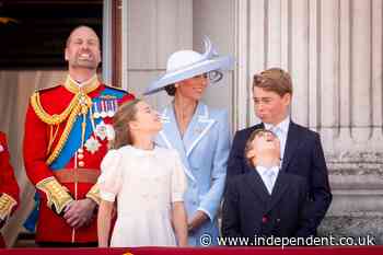 Prince Louis steals the show again at Red Arrows flypast for Trooping the Colour