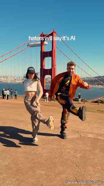 Still can't believe we actually did this 😂🌉'Satisfy' with the amazing Sam Harper is out now ❤️‍🔥