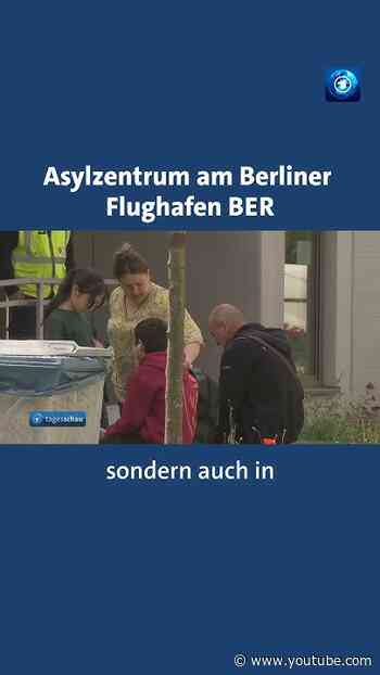 Asylzentrum am Berliner Flughafen BER #tagesschau #Nachrichten #news #BER #Asyl