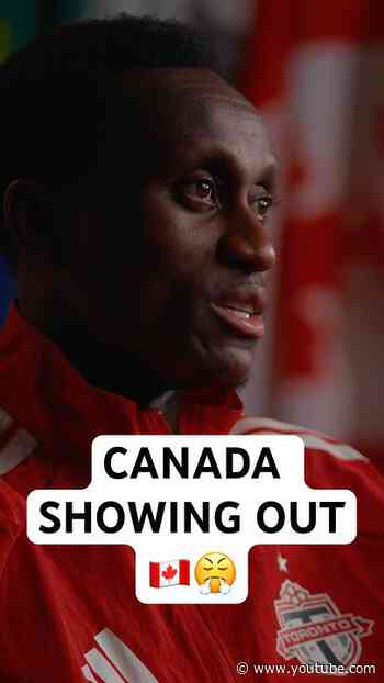 Richie Laryea showing the world @CanadaSoccerTV pride🇨🇦😤