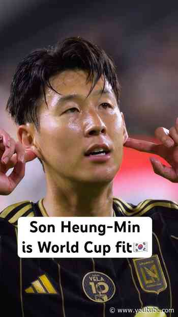 Son Heung-Min is ready to take his World Cup dreams by storm!🇰🇷