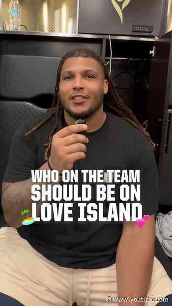 Which Saints player should be on Love Island? 🏝️💘 #saints #nfl