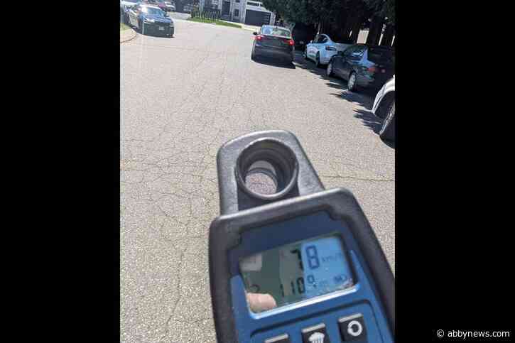 Driver, 48, nabbed for going 48 kms over speed limit in Abbotsford school zone