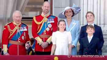 King Charles' order to Princess Charlotte and Prince Louis on balcony spotted by lip reader