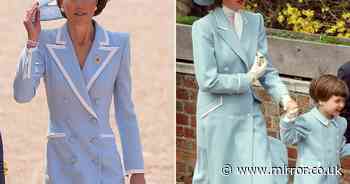 Kate channels Diana in near-identical outfit - Trooping The Colour moments you missed